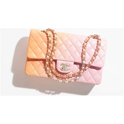 fuchsia pink chanel bag|Classic 11.12 handbag, Gradient lambskin & gold.